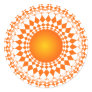 art abstract  repeat pattern  design sticker