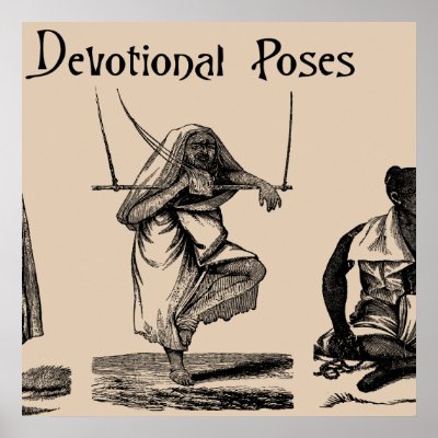 Art Ancient Religious Devotion Self-Torture Poses by mannysThoughts