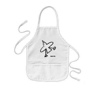 Art Apron: Classic Black and White Seagull by johndyergallery