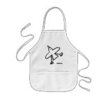 Art Apron: Classic Black and White Seagull
