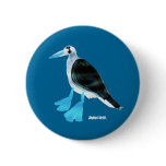 Art Badge Button: John Dyer Blue Footed Boobie
