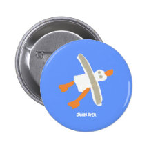 Art Badge Button: John Dyer Seagull