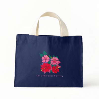 Art Bag: Smart Hibiscus John Dyer Gallery Bag by johndyergallery