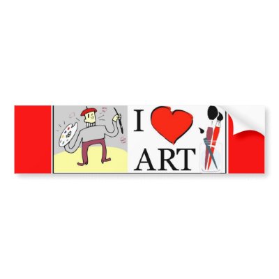 Art Bumper Stickers by Tamathaa