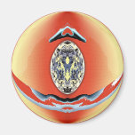 Art by Aliens - Medallion Magnets