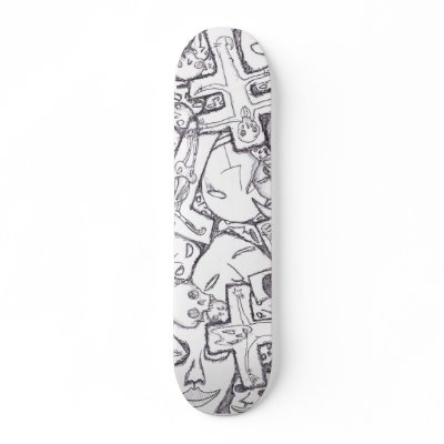 art by mental patient skatebourd skate board by nikole505