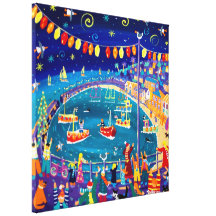 Art Canvas Print: Mousehole Lights, Cornwall