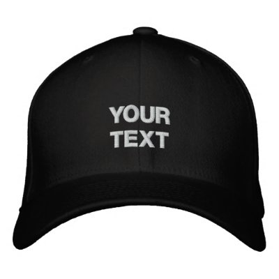 Art Cap: Arty Clothes Badge. Custom Text Embroidered Baseball Caps by johndyergallery