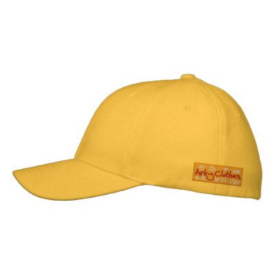 Art Cap: Arty Clothes Badge Embroidered Hat by johndyergallery