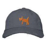 Art Cap: Bella Scotty Dog and Signature Embroidered Baseball Caps