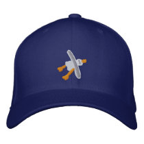 Art Cap: Embroidered Cornish Seagull Cap Baseball Cap