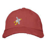 Art Cap: Embroidered Cornish Seagull Cap Embroidered Hats