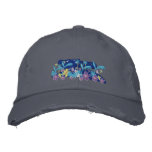Art Cap: Tropical Moonlight and Signature embroidered hats