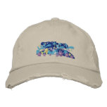 Art Cap: Tropical Moonlight Embroidered Baseball Cap
