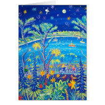 Art Card: Cycling under the stars, Tresco