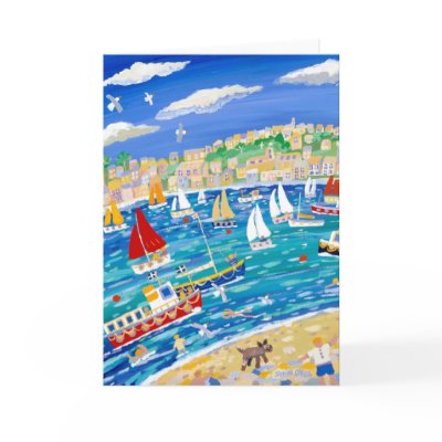 Art Card: Falmouth River, Cornwall by johndyergallery