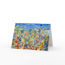 Art Card: Garden of Eden. The Eden Project, UK