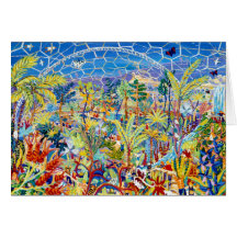 Art Card: Garden of Eden. The Eden Project, UK