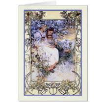 Art Card /Invitation: Mucha: The Beatitudes