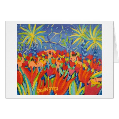 Art Card: Passion in the Plants. Valentines by johndyergallery