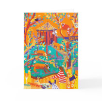 Art Card: Relaxing Red Pandas