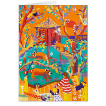 Art Card: Relaxing Red Pandas