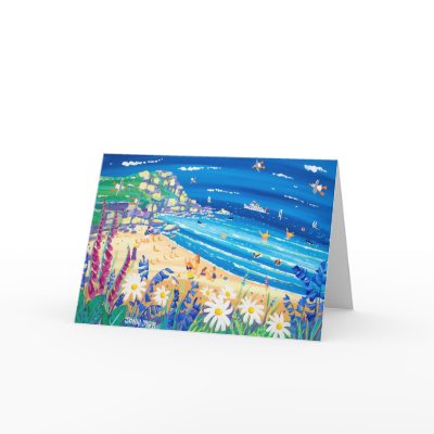 Art Card: Secret Seaside Treats. Porthchapel Beach by johndyergallery