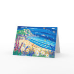 Art Card: Secret Seaside Treats. Porthchapel Beach