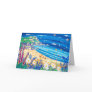 Art Card: Secret Seaside Treats. Porthchapel Beach