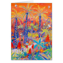 Art Card: Strolling under a Red Hot Sunset, Tresco