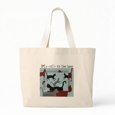 Art cats: My cat's in the bag by eyecontact