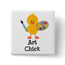Art Chick Button