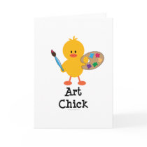 Art Chick Greeting Card