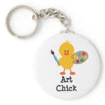 Art Chick Keychain