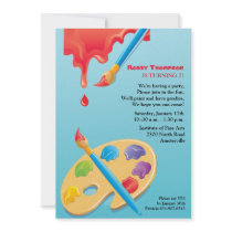 Art Class Invitation