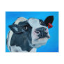 art cow nosey fresian postcards