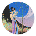 Art Deco Advertising Art  by Fred Parker Sticker