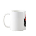 Art Deco Beautiful Woman Red Hat mugs