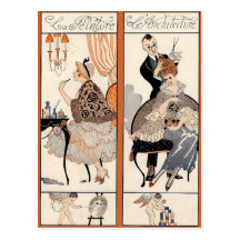 Art Deco Beauty Post Card