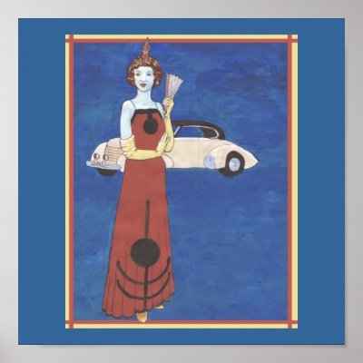 Art Deco Bete Noir Posters by redqueenself