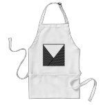 Art Deco Black and White Stripe Aprons