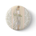 Art Deco Bride buttons