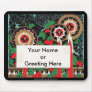 Art Deco Christmas Candle Trio Mousepad