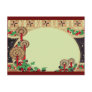 Art Deco Christmas Candles Post Cards