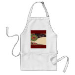 Art Deco Christmas Santa Apron