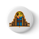 Art Deco Couple Button