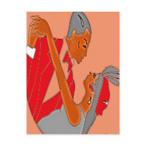 ART DECO COUPLE POST CARDS