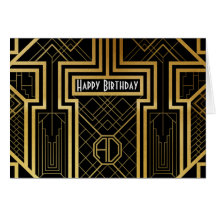 Art Deco Design Greeting Card