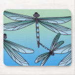 Art Deco Dragonfly Mouse Pad mousepads