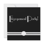 Art Deco Engagement  Party Invitation